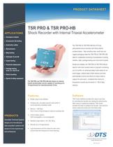 TSR PRO & TSR PRO-HB Shock Recorder with Triax Accelerometer - 1