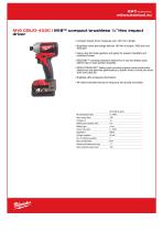 M18 CBLID-402C | M18™ compact brushless ¼˝ Hex impact-1