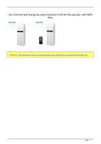 Duct Vertical Heat Energy Recovery Ventilator Fresh Air Recuperator with HEPA filter-1