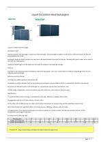 Liquid Circulation Heat Exchangers - 1