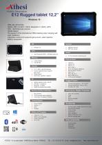 E12 Rugged tablet 12,2” - 1