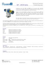 Positioning Laser Series SET and SET24 - 1