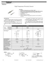 High Temperature Proximity Sensors - 1