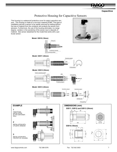 Protective Housing for Capacitive Sensors