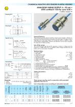 CYLINDRICAL INDUCTIVE ATEX SENSORS IN METAL HOUSING - 1