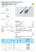 CYLINDRICAL INDUCTIVE ATEX SENSORS IN METAL HOUSING - BDC ELECTRONIC S ...