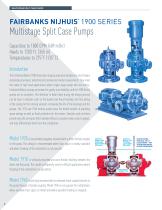 1900 Series Multi-Stage Split Case Pumps - 2