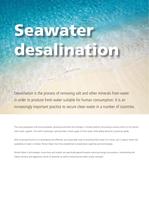 Expertise in Desalination - 2