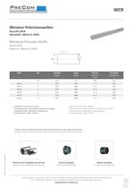 Miniature Precision Shafts, hardened - 1