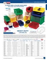 THE LARGEST SELECTION OF PLASTIC BINS, STEEL & WIRE SHELVING AND COMPLETE BIN SYSTEMS - 5