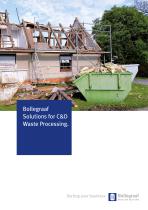 Construction & demolition waste solutions