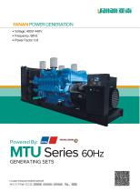 YANAN MTU SERIES GENERATOR SETS(60HZ) - 1