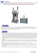 United Test: Compression testing machine - YES-2000 for concrete, building material-6