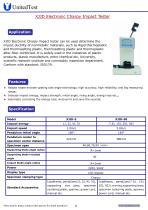 XJU-22 United Test LCD Display Charpy IZOD impact tester for plastic - 1