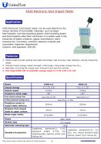 XJU-22 United Test LCD Display Charpy IZOD impact tester for plastic - 2