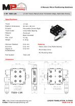 A Manual, Micro Positioning Solutions - 10