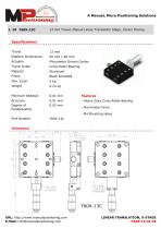 A Manual, Micro Positioning Solutions - 11