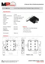 A Manual, Micro Positioning Solutions - 12