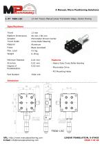 A Manual, Micro Positioning Solutions - 8