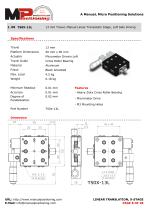 A Manual, Micro Positioning Solutions - 9