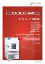 CLIMATIC CHAMBER (- 75 °C …+ 180 °C) - 1