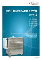 HIGH TEMPERATURE OVEN - 1