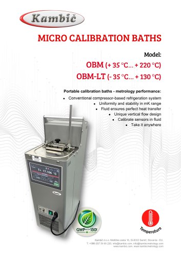 MICRO CALIBRATION BATHS