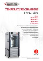 TEMPERATURE CHAMBERS (- 75 °C …+ 180 °C)-1