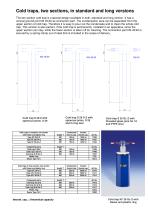 Cold traps out of glass or stainless steel for the vacuum technology - 13