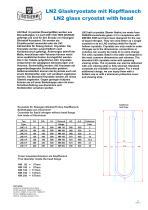 LN2 and LHe glass cryostat and accessories - 4