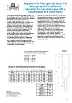 LN2 and LHe glass cryostat and accessories - 6