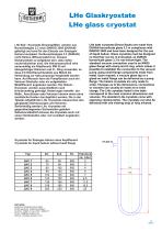 LN2 and LHe glass cryostat and accessories - 7