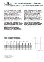 LN2 and LHe glass cryostat and accessories - 9