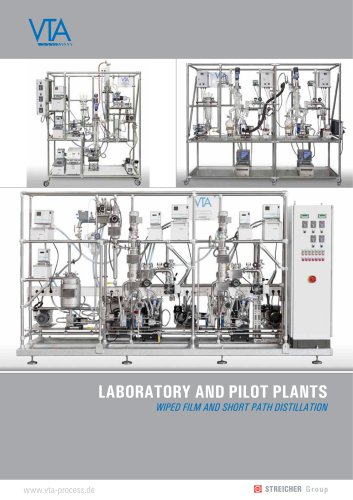 LABORATORY AND PILOT PLANTS WIPED FILM AND SHORT PATH DISTILLATIO