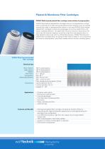 Pleated & Membrane Filter Cartridges - 9