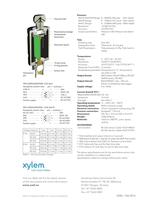Tide and Pressure sensor 4647/4647R - 2