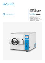 BENCHTOP AUTOCLAVES WITH DRYING AND PREVACUUMS - AHS-B SERIES - 1