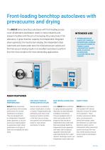 BENCHTOP AUTOCLAVES WITH DRYING AND PREVACUUMS - AHS-B SERIES - 2