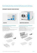 BENCHTOP AUTOCLAVES WITH DRYING AND PREVACUUMS - AHS-B SERIES - 6