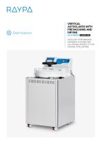 VERTICAL AUTOCLAVES WITH PREVACUUMS AND DRYING - AE-B SERIES - 1