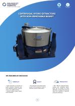 Centrifugal hydro extractors with non-removable basket-1