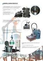 Centrifuges for static, dynamic or vacuum coating of a product on various substances or parts IMP type-2