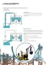 Centrifuges for static, dynamic or vacuum coating of a product on various substances or parts IMP type-3