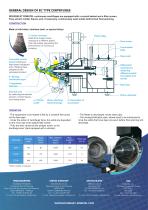 Continuous centrifuge with srew and horizontal axis type EC-2
