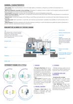 Industrial vertical axis centrifuge with bottom discharge DEC-2