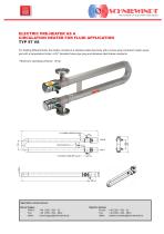 ELECTRIC PRE-HEATER AS A CIRCULATION HEATER FOR FLUID APPLICATION TYP 97 VS - 1