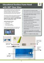 Educational Ductless Fume Hood with 360° Clear Glass-1