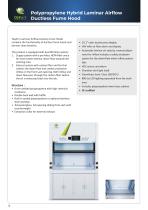 Polypropylene Hybrid Laminar Airflow Ductless Fume Hood-1