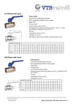 A10 Brass ball valve