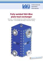 Fully welded VAU-Bloc plate heat exchanger - 1